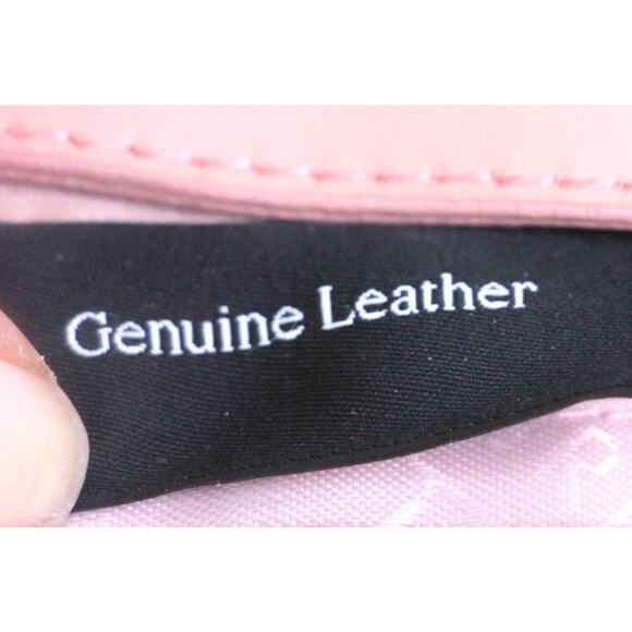 ROOMY Furla ITALY PEARL PINK GENUINE LEATHER SHOULDER BAG HANDBAG TOTE PURSE - Picture 16 of 16